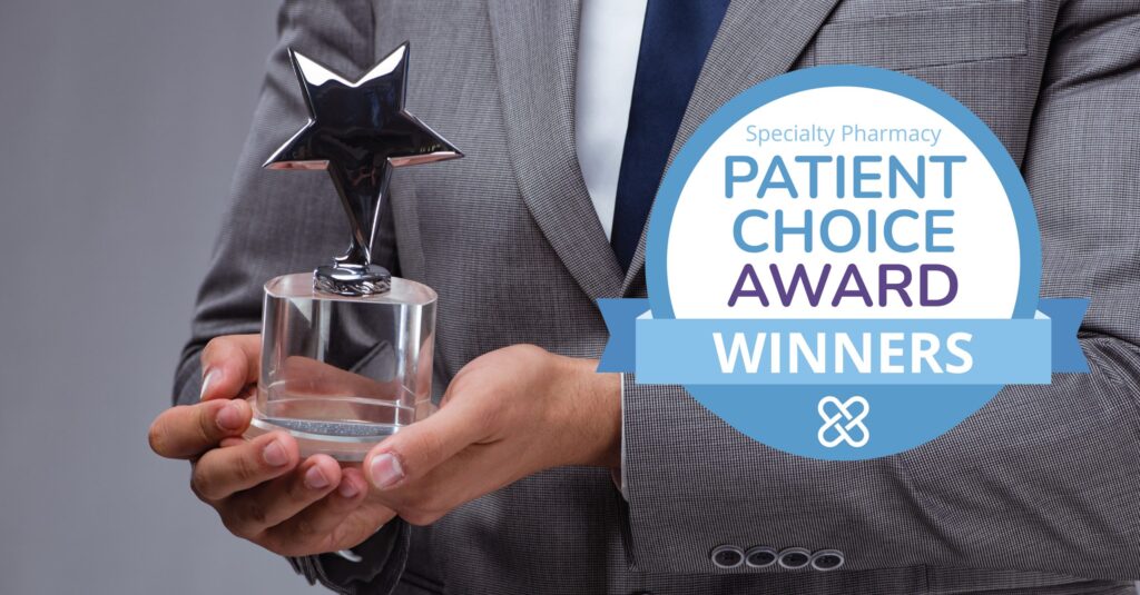 close-up-of-businessman-holding-star-award-with-mmit-patient-choice-awards-winners-medallion-overlay